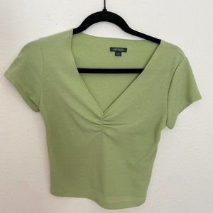 Wild Fable Green Crop Top